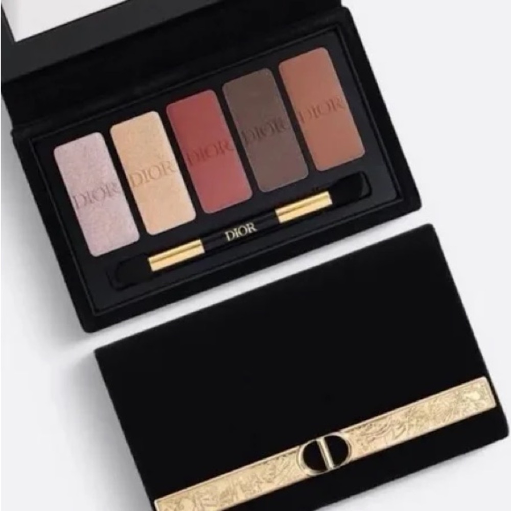 DIOR Limited Edition 5-Color Eyeshadow Palette 🎨✨ Velvet Collector Case - Picture 2 of 4